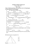 đề kiểm tra cuối học kì II (hay lắm)