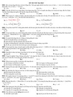 Đề thi thử đại học(có ĐA)