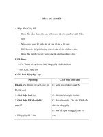 Tiết 5: ĐỀ XI MÉT potx