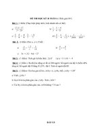 Đề KTHK II toán 6