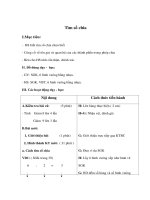 Giáo án Toán lớp 3 - Tìm số chia pps