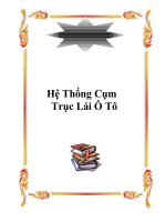 Hệ Thống Cụm Trục Lái Ô Tô pptx