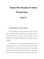 Chapter 005. Principles of Clinical Pharmacology (Part 3) docx