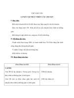 Tiếng Việt lớp 4 - TẬP LÀM VĂN - LUYỆN TẬP PHÁT TRIỂN CÂU CHUYỆN pptx