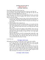 hướng dẫn ôn thi TNTHPT môn Ngữ Văn