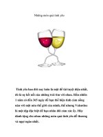 Những món quà tình yêu ppt