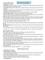 Đề cương ôn tập HKII Lý 9