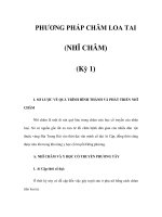 PHƯƠNG PHÁP CHÂM LOA TAI (NHĨ CHÂM) (Kỳ 1) potx