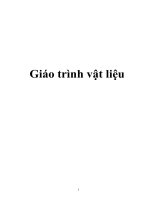 Giáo trình vật liệu potx