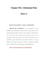 Chapter 014. Abdominal Pain (Part 1) pdf