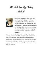 Mô hình học tập “bảng nhóm” pdf
