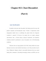 Chapter 013. Chest Discomfort (Part 6) pptx