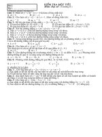 Kiểm tra chương II Đại 9