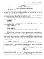 Giáo án Ngữ văn 8 - Tuần 28