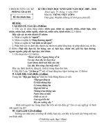 Đề thi HSG 4NH 2009-2010