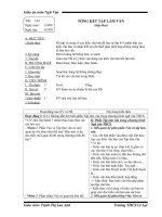 Tiết 164 - Tổng kết TLV