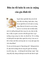 Bữa ăn tối luôn là cơn ác mộng của gia đình tôi pps