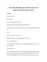 Công chứng Hợp đồng, giao dịch theo yêu cầu của người công chứng (Giấy uỷ quyền) docx