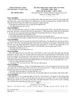 Đề, ĐA HSG Hóa 9 Bắc Ninh 09-10