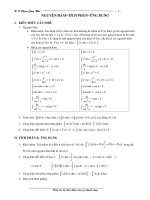 nguyên hàm, tích phân và ứng dụng