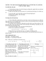 Giáo án Ôn thi TN - Chủ đề Ứng dụng đạo hàm khảo sát và vẽ đồ thị hàm số