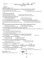 Đề thi HK II Lý 9 và Đ.Án