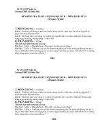 Đề kiểm tra HK II và thi thử TN năm 2010