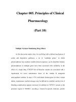 Chapter 005. Principles of Clinical Pharmacology (Part 10) doc