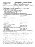 đề thi vật lí 7-kì II