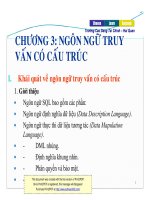 Ngôn ngữ truy vấn có cấu trúc potx