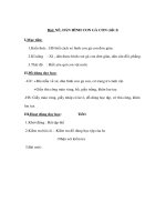 Bài: XÉ, DÁN HÌNH CON GÀ CON (tiết 2) pptx