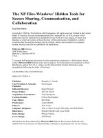 the xp files windows hidden tools for secure sharing communication and collaboration