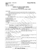 tiet 64/ S­u dung hop li nguon tai nguyen...