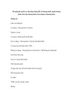 Đề nghị giải quyết trợ cấp hàng tháng đối với thương binh, người hưởng chính sách như thương binh (Gọi chung là thương binh) potx