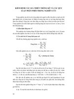 PHƯƠNG PHÁP LUẬN TRONG NGHIÊN CỨU KHOA HỌC Y HỌC PHẦN 5 pps