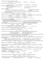 40 Câu hỏi trắc nghiệm ôn thi HKII có chọn lọc