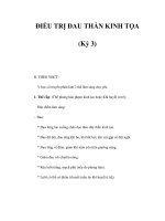 ĐIỀU TRỊ ĐAU THẦN KINH TỌA (Kỳ 3) pps