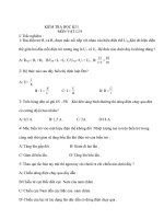 kiem tra học kỳ 1 vạt lý 9