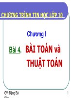 bài toán và thuật toán