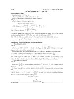 7 Đề thi thử đại học lớp 12a1