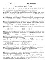 180 Bài trắc nghiệm Tổng hơp Lý thú