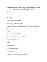 Tiếp nhận bản công bố sản phẩm rau, quả, chè an toàn (Trường hợp công bố dựa trên kết quả tự đánh giá và giám sát nội bộ) ppsx