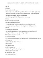 BẤT PHƯƠNG TRÌNH VÀ HỆ BẤT PHƯƠNG TRÌNH MỘT ẨN (Tiết 1) pps