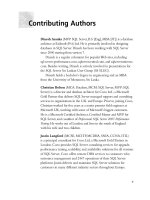 The Real MTCS SQL Server 2008 Exam 70/432 Prep Kit- P2 potx