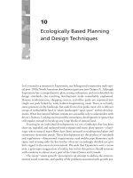 Perlman - Practical Ecology for Planners, Developers and Citizens - Chapter 10 ppt