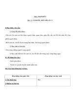 Giáo án đạo đức lớp 1 - CẢM ƠN, XIN LỖI (tiết 2) pdf