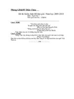 Đề thi kiểm định HS Khá Giỏi PGD Diễn Châu-Nghệ An năm học 2009-2010 Môn Ngữ văn 7
