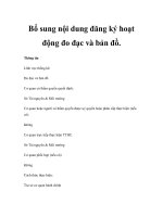 Bổ sung nội dung đăng ký hoạt động đo đạc và bản đồ pptx