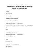 Thông báo lập chi nhánh, văn phòng đại diện ở nước ngoài đối với công ty nhà nước pdf