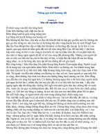 Truyện ngắn TIẾNG GỌI NƠI HOANG DÃ